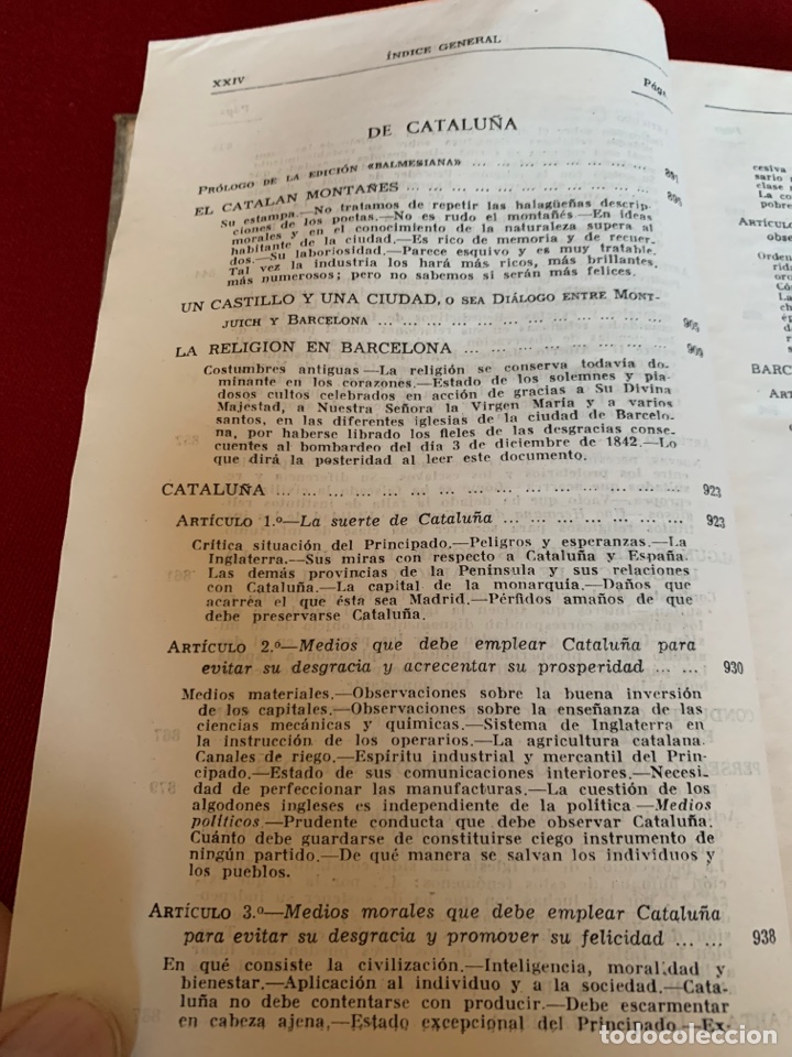 Libros de segunda mano: Obras completas Jaime Balmes. Tomo V. - Foto 21