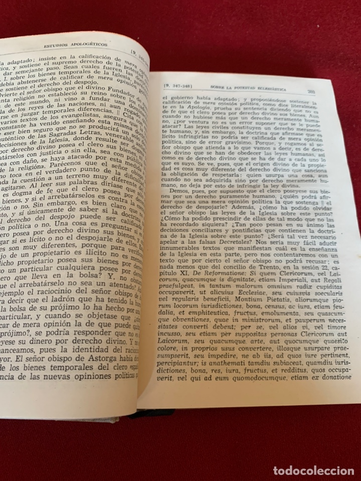Libros de segunda mano: Obras completas Jaime Balmes. Tomo V. - Foto 24