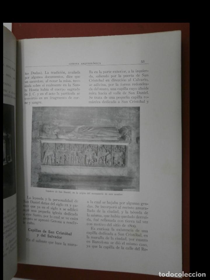 Libros de segunda mano: Gerona Arqueol&oacute;gica y Monumental. Joaqu&iacute;n Pla Cargol - Foto 2