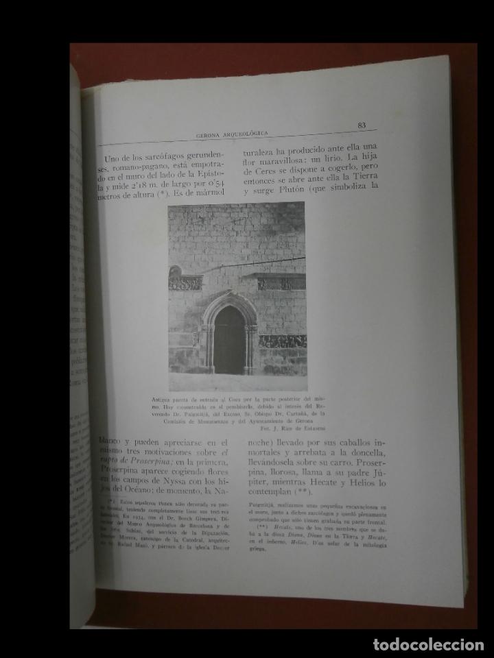 Libros de segunda mano: Gerona Arqueol&oacute;gica y Monumental. Joaqu&iacute;n Pla Cargol - Foto 3