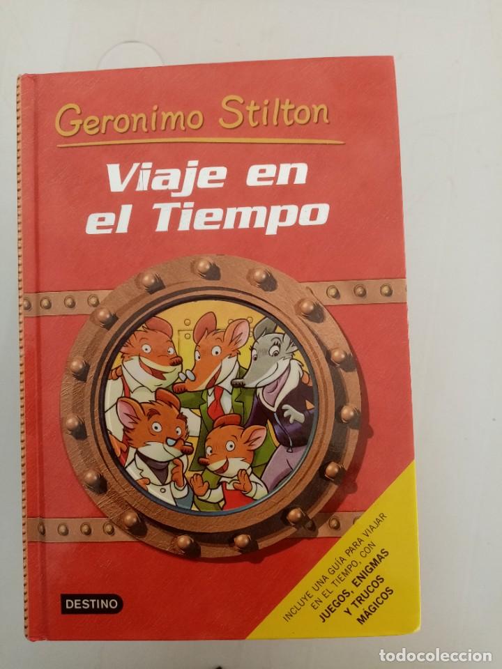 Libros de segunda mano: Ger&oacute;nimo Stilton Viaje en el tiempo - Foto 1