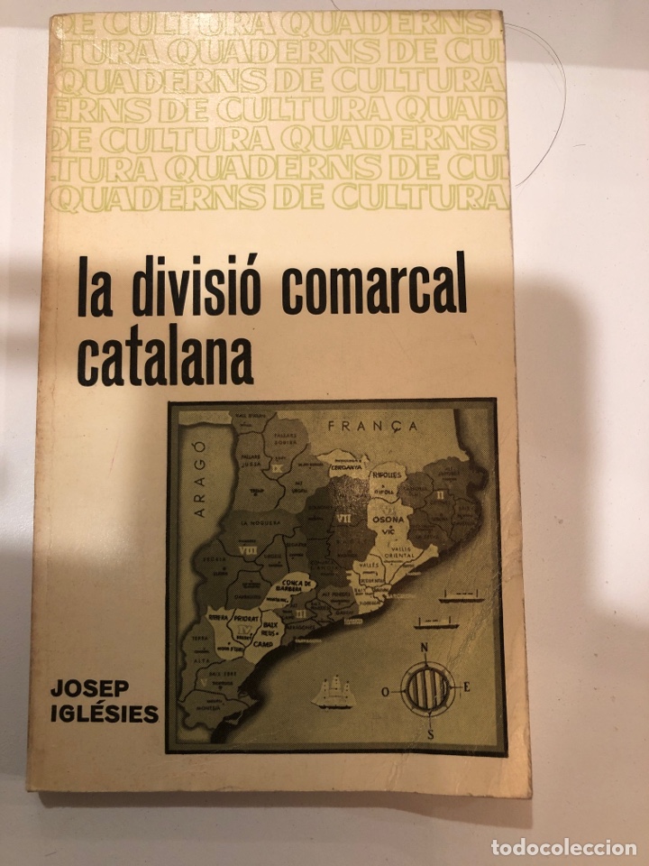 Libros de segunda mano: La divisi&oacute; comarcal per josep igl&eacute;sies - Foto 1