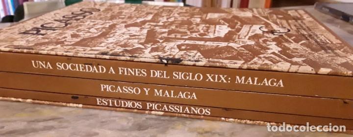 Libros de segunda mano: Picasso Centenario M&aacute;laga. Estuche con tres libros. - Foto 3