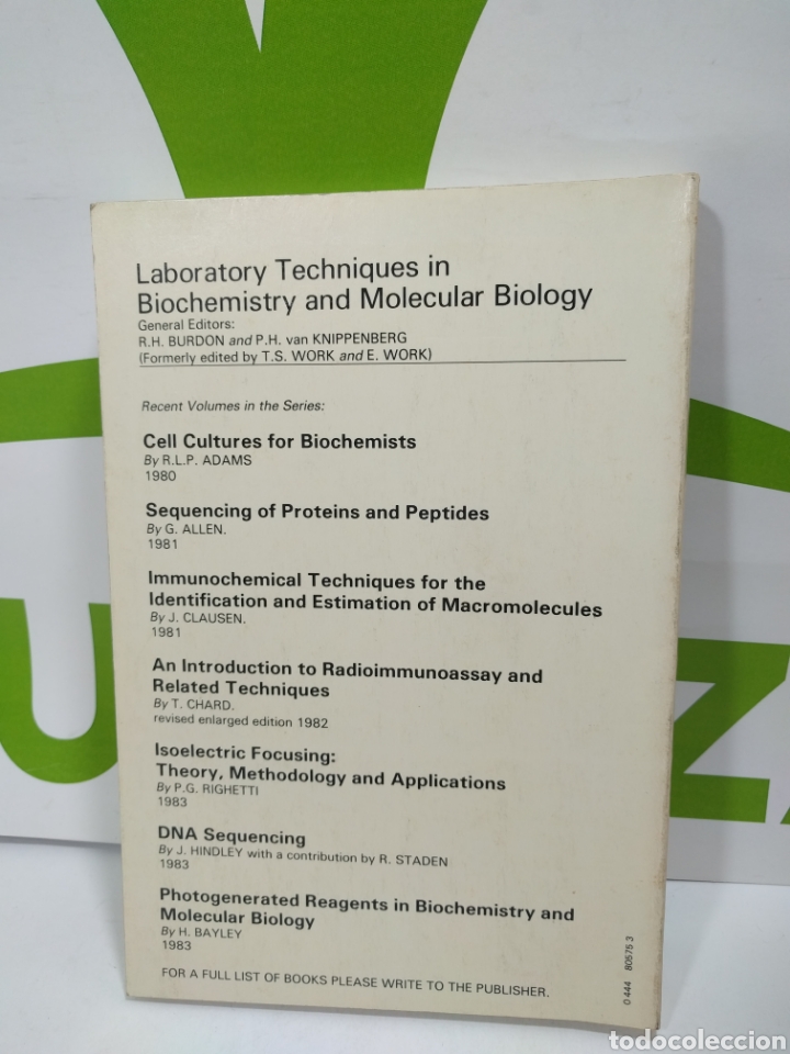 Libros de segunda mano: Monoclonal antibody Technology. Alisa M Campbell. Elsevier - Foto 2