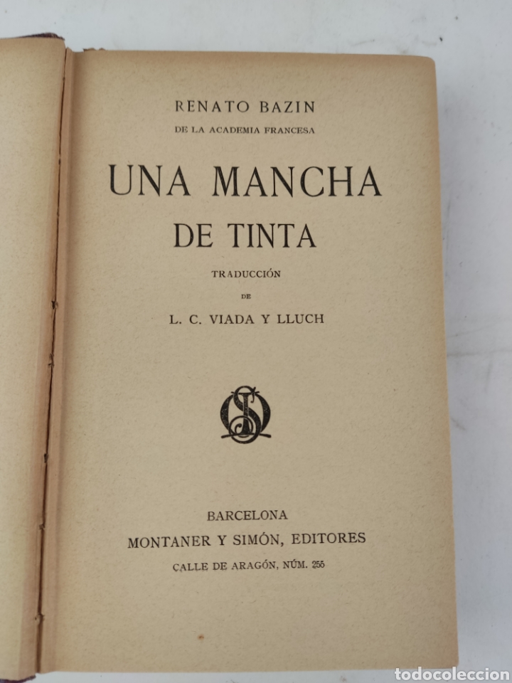Libros de segunda mano: L-1964 UNA MANCHA DE TINTA, R.BAZIN - Foto 2