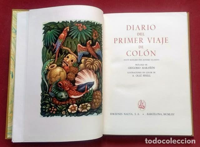 Libros de segunda mano: DIARIO DEL PRIMER VIAJE DE COLON - 1965 - Foto 3