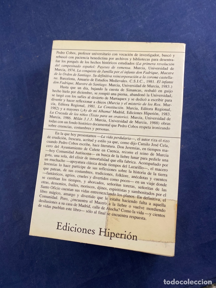 Libros de segunda mano: Pedro Cobos la vida perdularia - Foto 2