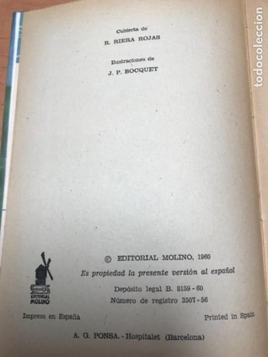Libros de segunda mano: Libro Heidi, edici&oacute;n de 1960 - Foto 2
