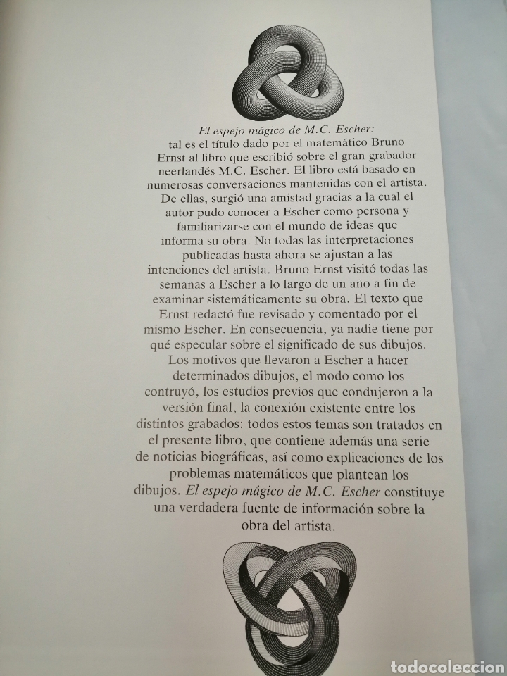 Libros de segunda mano: EL ESPEJO M&Aacute;GICO DE MAURITS CORNELIS ESCHER - Foto 5