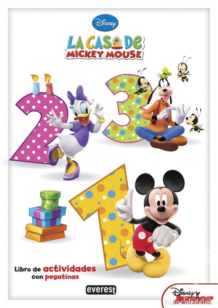 Libros de segunda mano: La casa de Mickey Mouse 123 - Aa. Vv