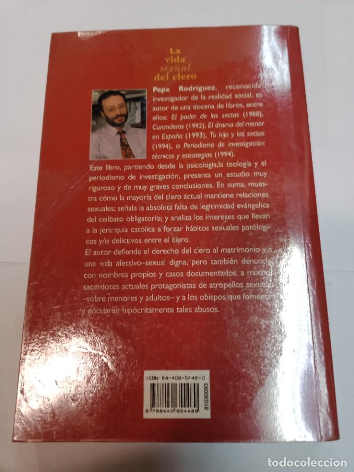 Libros de segunda mano: PEPE RODRIGUEZ La vida sexual del clero SA6801 - Foto 2