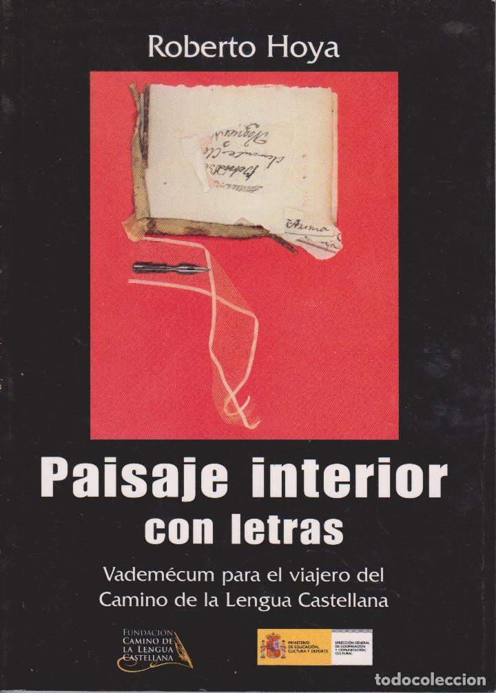 Libros de segunda mano: Paisaje interior con letras - Roberto Hoya - Foto 1