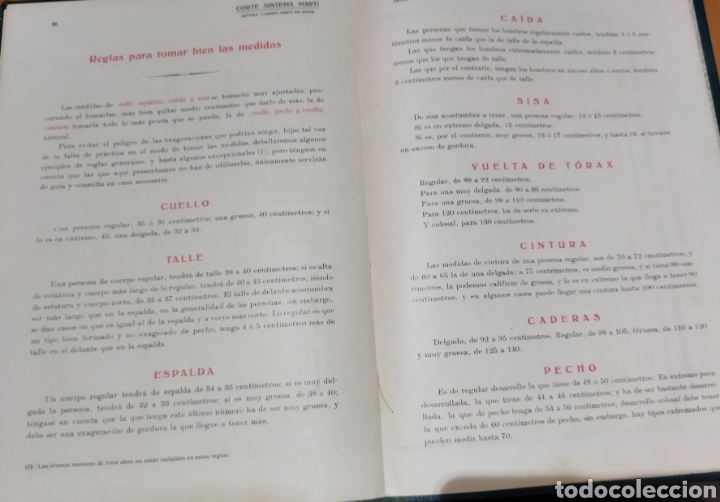 Libros de segunda mano: Libro CORTE SISTEMA MARTI . Modisteria1953-1954. - Foto 5