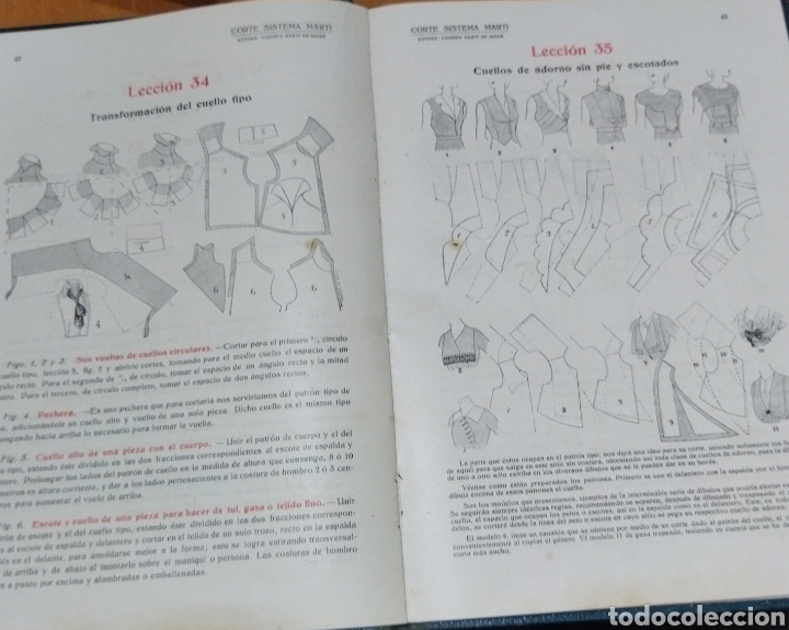Libros de segunda mano: Libro CORTE SISTEMA MARTI . Modisteria1953-1954. - Foto 7