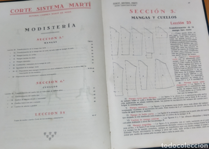 Libros de segunda mano: Libro CORTE SISTEMA MARTI . Modisteria1953-1954. - Foto 8
