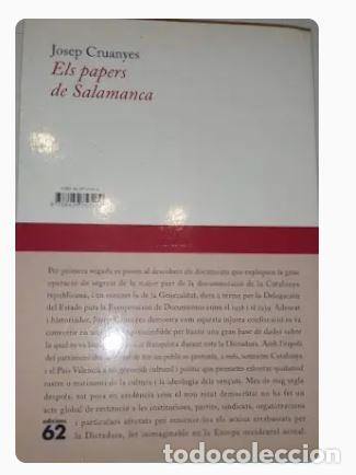 Libros de segunda mano: ELS PAPERS DE SALAMANCA - Josep Cruanyes - Foto 2