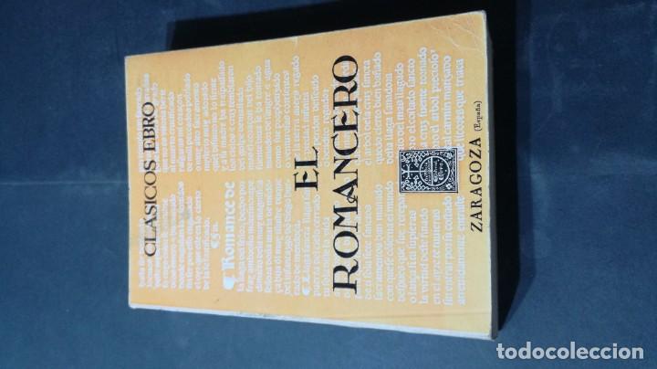 Libros de segunda mano: EL ROMANCERO / CLASICOS EBRO, ZARAGOZA / / A&Ntilde;13 - Foto 1