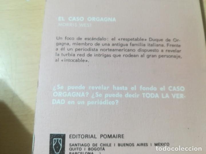 Libros de segunda mano: EL CASO ORGAGNA / MORRIS WEST / POMAIRE / A&Ntilde;37 - Foto 3