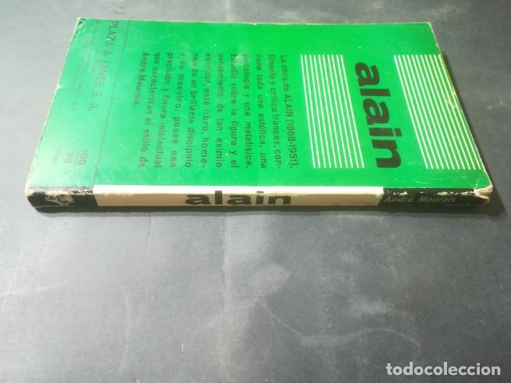 Libros de segunda mano: ALAIN / ANDRE MAUROIS / PLAZA JANES / A&Ntilde;44 - Foto 2