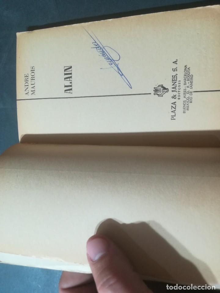 Libros de segunda mano: ALAIN / ANDRE MAUROIS / PLAZA JANES / A&Ntilde;44 - Foto 5
