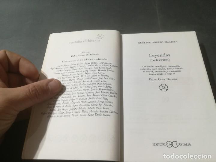 Libros de segunda mano: LEYENDAS / GUSTAVO ADOLFO BECQUER / CASTALIA / A&Ntilde;47 - Foto 5