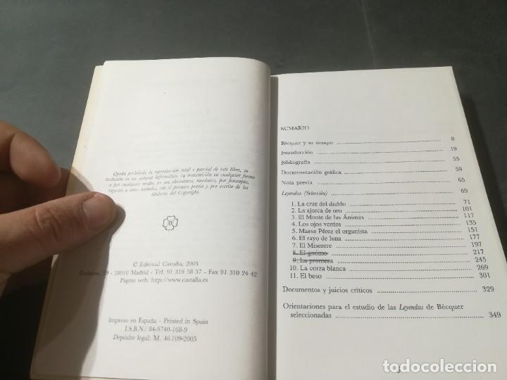 Libros de segunda mano: LEYENDAS / GUSTAVO ADOLFO BECQUER / CASTALIA / A&Ntilde;47 - Foto 6