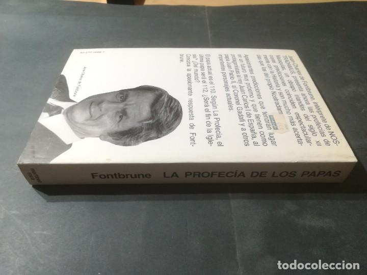 Libros de segunda mano: LA PROFECIA DE LOS PAPAS / FONTBRUNE / MARTINEZ ROCA / A&Ntilde;64 - Foto 2