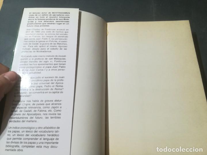 Libros de segunda mano: LA PROFECIA DE LOS PAPAS / FONTBRUNE / MARTINEZ ROCA / A&Ntilde;64 - Foto 4