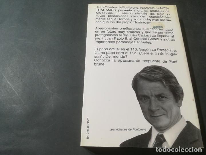 Libros de segunda mano: LA PROFECIA DE LOS PAPAS / FONTBRUNE / MARTINEZ ROCA / A&Ntilde;64 - Foto 11
