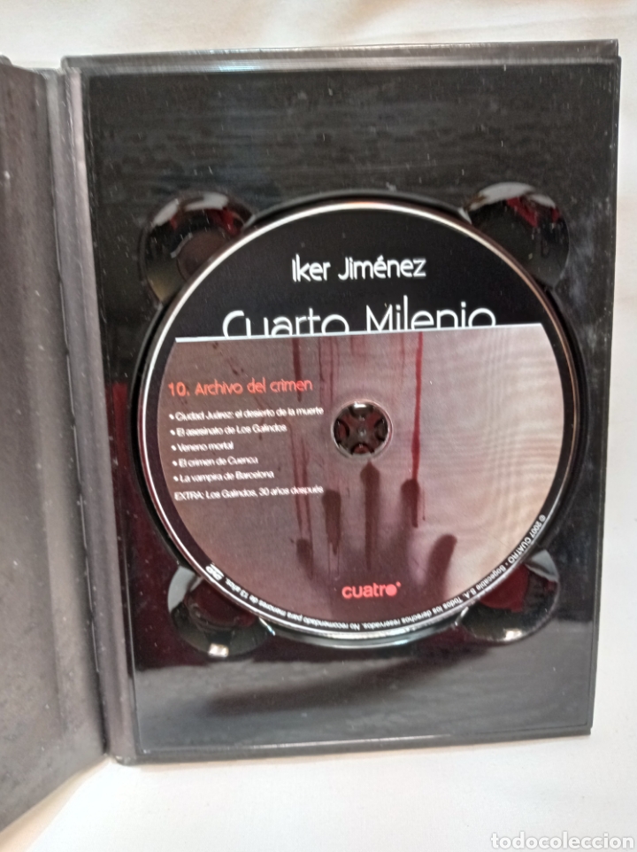 Libros de segunda mano: CUARTO MILENIO ARCHIVO DEL CRIMEN LIBRO Y DVD - Foto 2