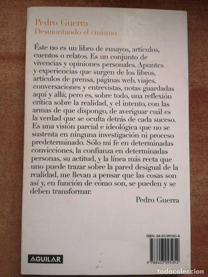 Libros de segunda mano: Desmontando el cinismo. Pedro Guerra - Foto 3