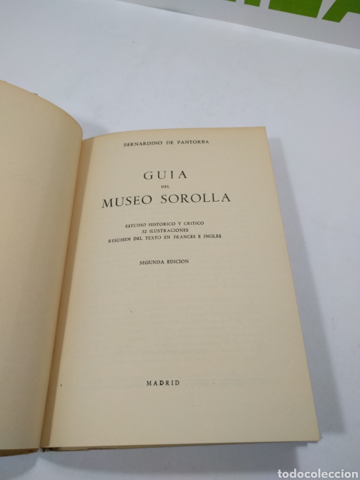Libros de segunda mano: Gu&iacute;a del museo Sorolla. Bernardino de Pantorba. - Foto 4