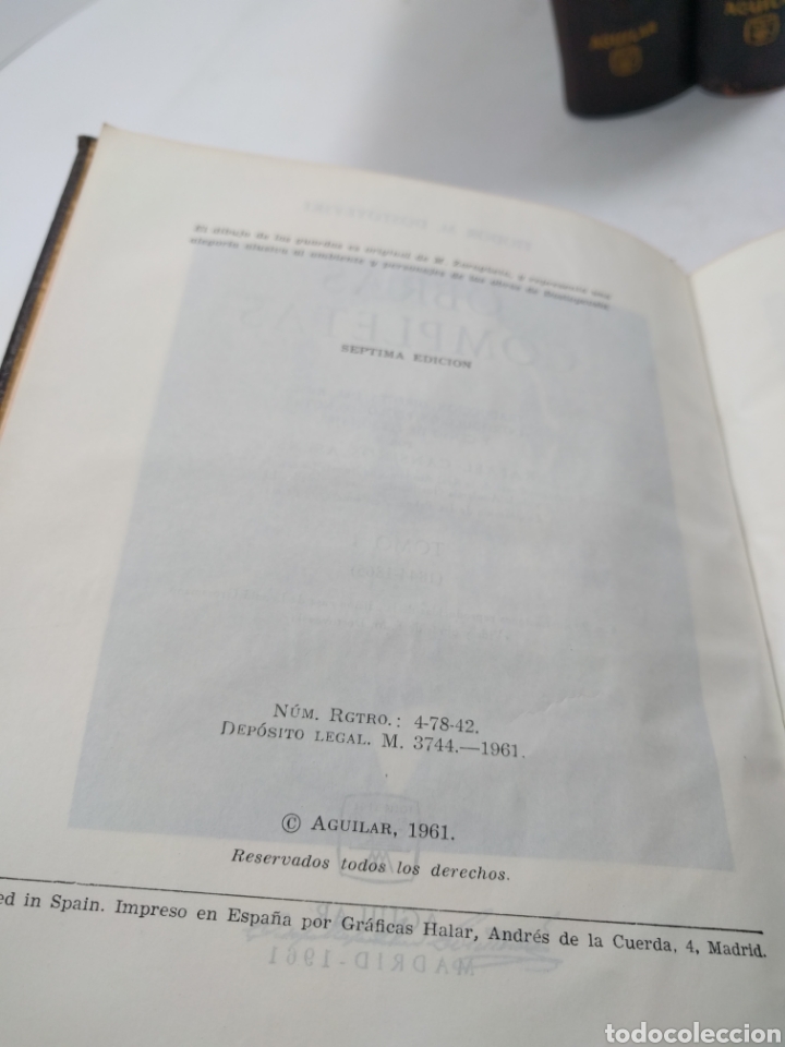 Libros de segunda mano: Fiodor M. Dostoyevski. Obras completas. Aguilar 1961. - Foto 3