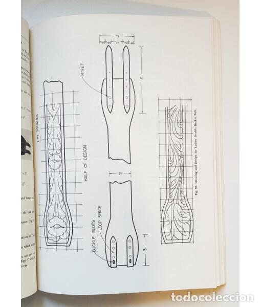 Libros de segunda mano: LEATHER TOOLING & CARVING. GRONEMAN, Chris H. Dover Publications. 1974. - Foto 4