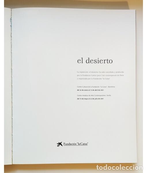 Libros de segunda mano: EL DESIERTO. VV.AA. Fundaci&oacute;n La Caixa. 2000. - Foto 2