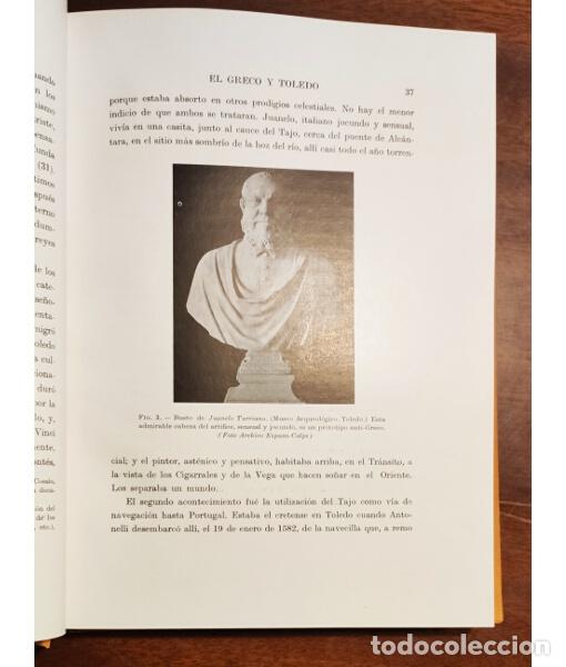 Libros de segunda mano: EL GRECO Y TOLEDO. MARA&Ntilde;&Oacute;N, Gregorio. Espasa-Calpe. 1958. - Foto 3