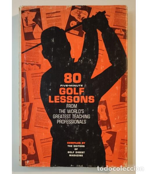Libros de segunda mano: 80 FIVE-MINUTE GOLF LESSONS FROM THE WORLD&rsquo;S GREATEST TEACHING PROFESSIONALS. VV.AA. Prentice-Hall .