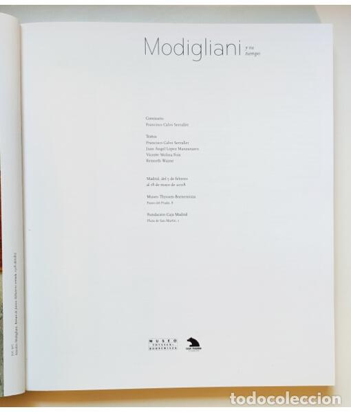 Libros de segunda mano: MODIGLIANI Y SU TIEMPO. VV.AA. Museo Thyssen-Bornemisza. 2008. - Foto 2