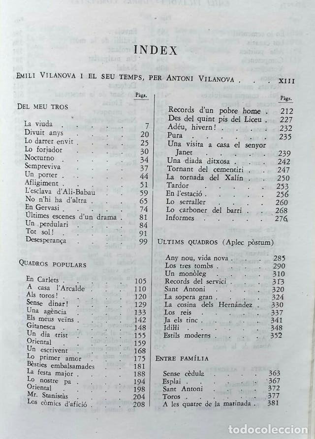 Libros de segunda mano: EMILI VILANOVA - OBRES COMPLETES - Foto 3