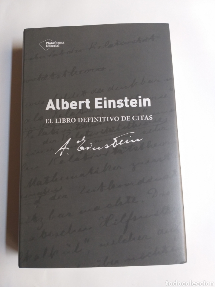 Libros de segunda mano: Albert Einstein el libro definitivo de citas . Compilaci&oacute;n y edici&oacute;n Alice calaprice - Foto 2