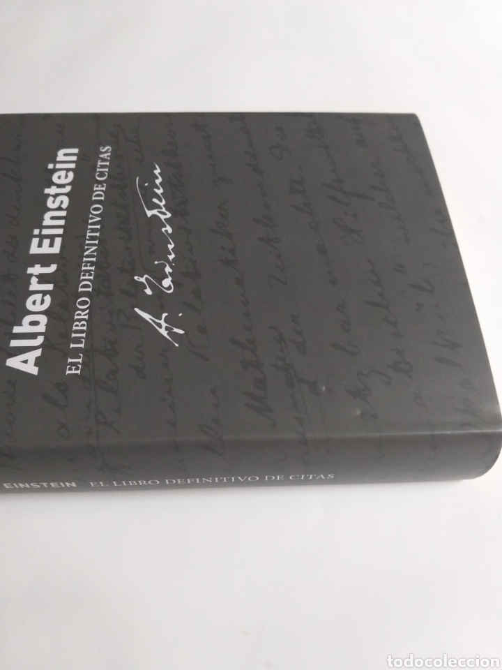 Libros de segunda mano: Albert Einstein el libro definitivo de citas . Compilaci&oacute;n y edici&oacute;n Alice calaprice - Foto 4