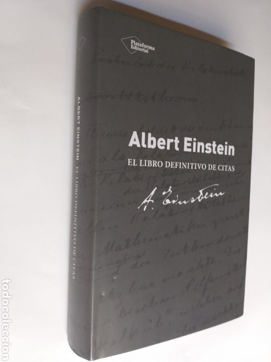 Libros de segunda mano: Albert Einstein el libro definitivo de citas . Compilaci&oacute;n y edici&oacute;n Alice calaprice - Foto 1