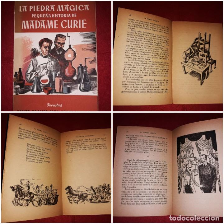 Libri di seconda mano: La Piedra M&aacute;gica Peque&ntilde;a Historia de Madame Curie Juventud 1&ordf; Edici&oacute;n 1949