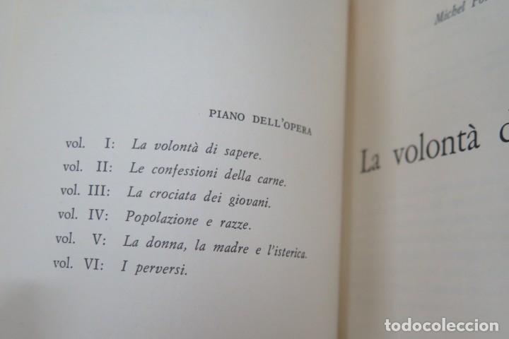 Libros de segunda mano: LA VOLONTA&acute; DI SAPERE. FOUCAULT - Foto 2