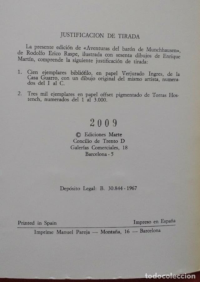 Libros de segunda mano: LAS AVENTURAS DEL BARON DE MUNCHHAUSEN - Foto 2