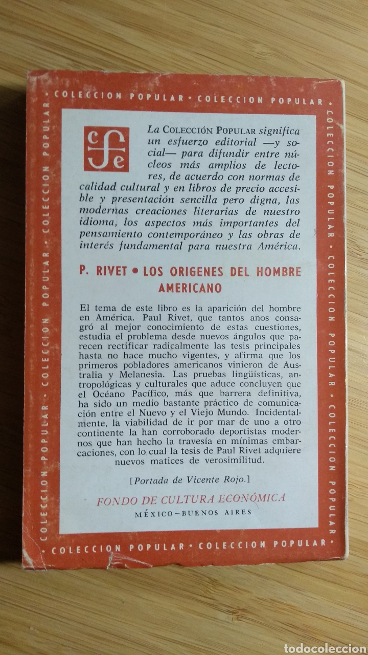Libros de segunda mano: Los origenes del hombre americano - Paul Rivet - Foto 2