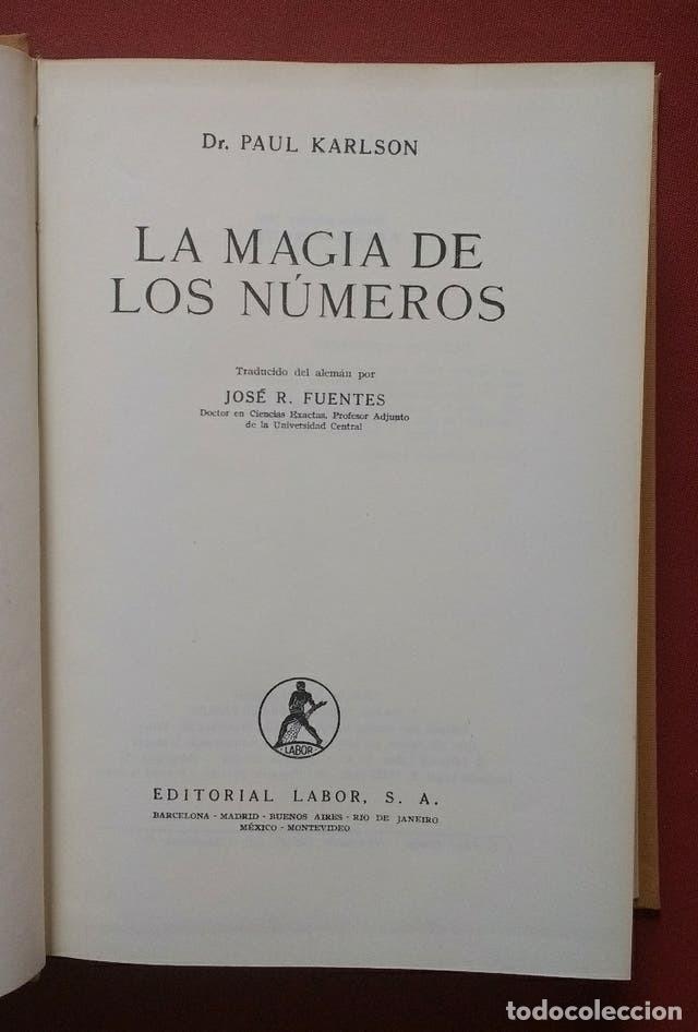 Libros de segunda mano: LA MAGIA DE LOS NUMEROS. - Foto 3