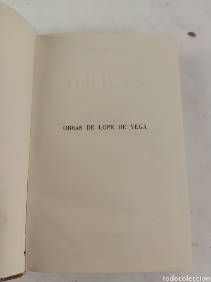 Libros de segunda mano: L-5634 OBRAS DE LOPE DE VEGA. 1963 - Foto 3