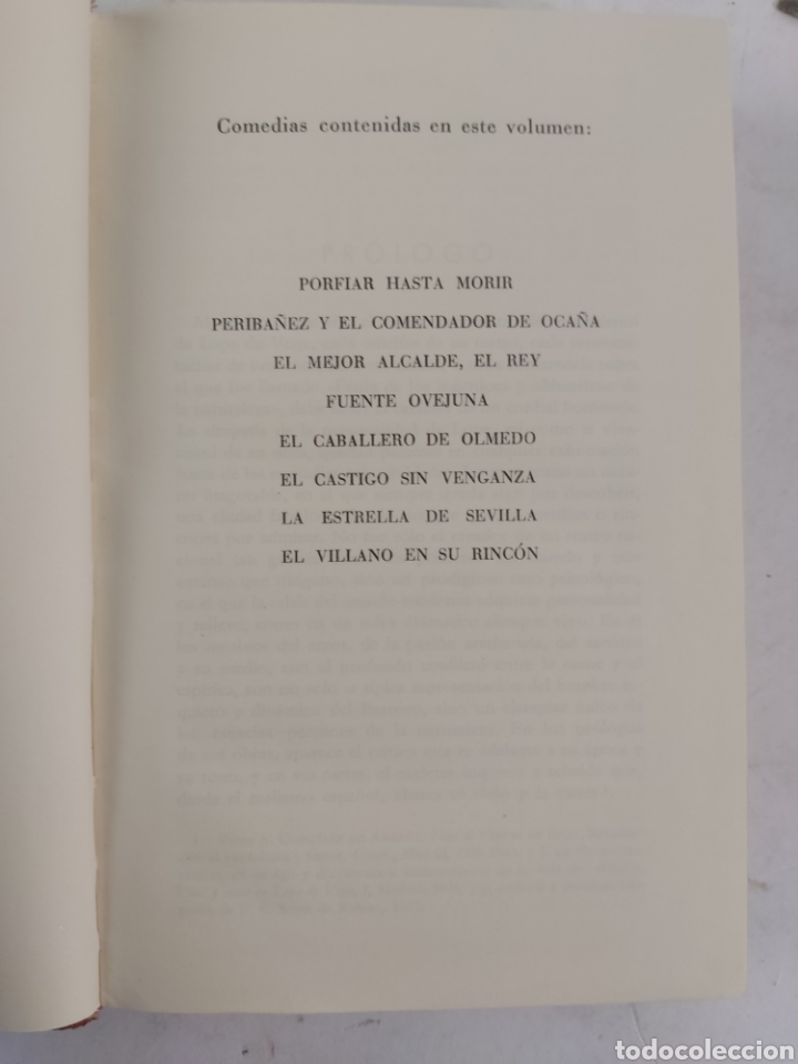 Libros de segunda mano: L-5634 OBRAS DE LOPE DE VEGA. 1963 - Foto 5