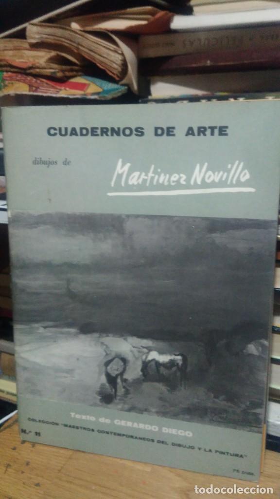 Libros de segunda mano: CUADERNOS DE ARTE, DIBUJOS DE MARTINEZ NOVILLO, N. 11 - Foto 1